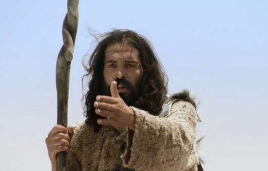 John The Baptizer preaching