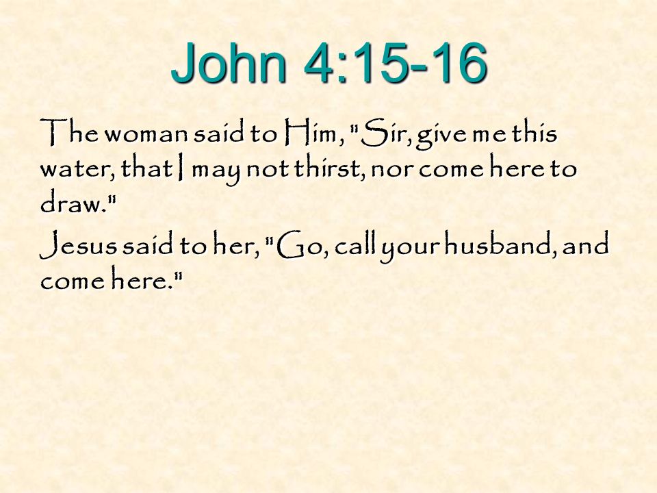 Call Thy Husband